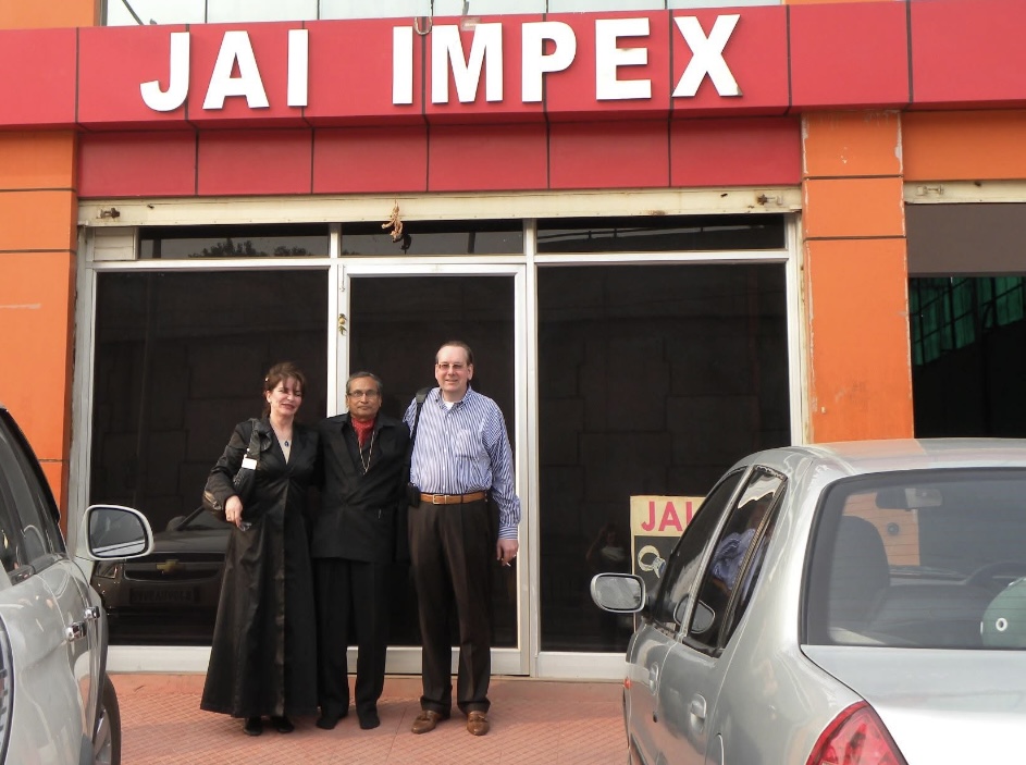 International clients visiting the Jai Impex headquarters in Jaipur