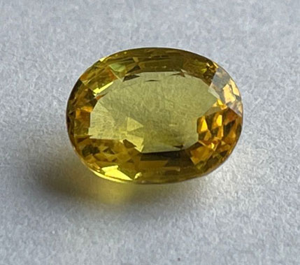 Yellow Sapphire loose gemstone — premium quality, supplied by Jai Impex Jaipur